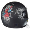 KASK MINI ROZMIAR GŁOWY 47-48 cm CZARNY SPIDERMAN