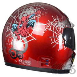KASK MINI ROZMIAR GŁOWY 47-48 cm CZERW. SPIDERMAN