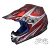 KASK MINI ENDURO  47-48 cm TN-8696 CZERWONY MAT