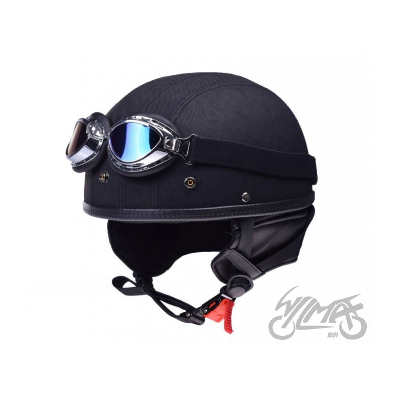 KASK AWINA OTWARTY SKÓRA S TN-8689B CZAR MAT+GOGLE