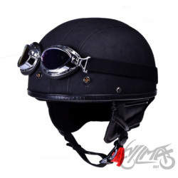 KASK AWINA OTWARTY SKÓRA M TN-8689 CZAR MAT+GOGLE
