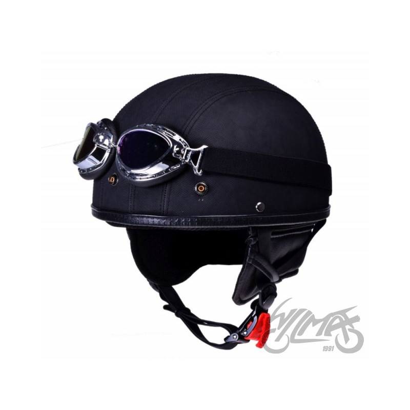 KASK AWINA OTWARTY SKÓRA M TN-8689 CZAR MAT+GOGLE