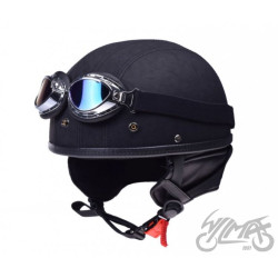 KASK AWINA OTWARTY SKÓRA L TN-8689B CZAR MAT+GOGLE