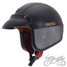 KASK AWINA Z DASZKIEM XL CZARNA SKÓRA TN-8658