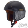 KASK AWINA Z DASZKIEM XL CZARNA SKÓRA TN-8658