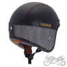 KASK AWINA Z DASZKIEM XL CZARNA SKÓRA TN-8658
