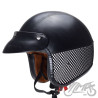 KASK AWINA Z DASZKIEM XXL CZARNA SKÓRA TN-8658