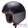 KASK AWINA Z DASZKIEM XXL CZARNA SKÓRA TN-8658
