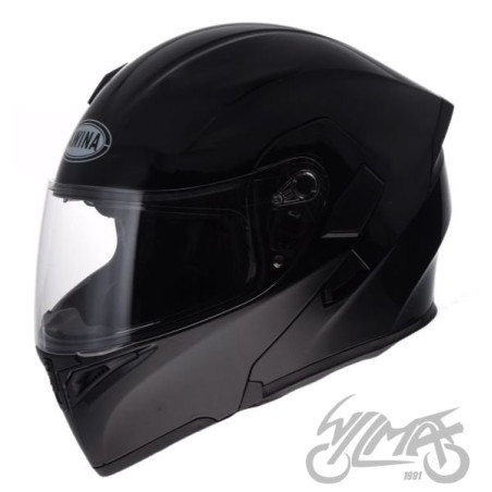 KASK AWINA M CZARNY OTWIERANA SZCZĘKA - 06