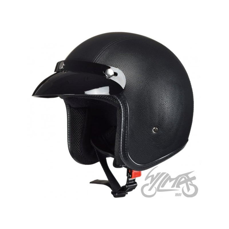 KASK AWINA OTWARTY L TN8658  CZARNA SKÓRA