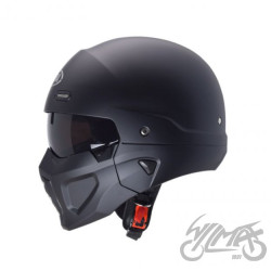 KASK AWINA M CZARNY MAT WYPINANA SZCZĘKA TN8658X