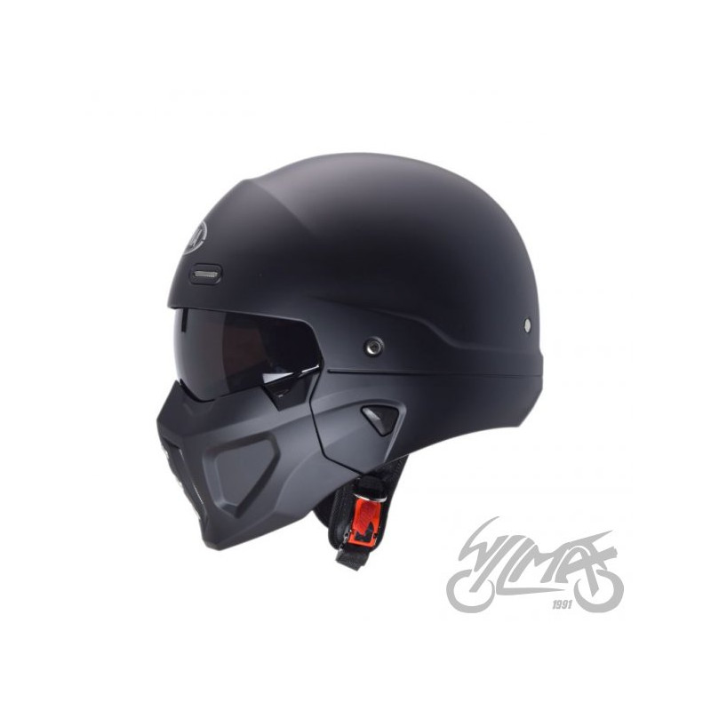 KASK AWINA L CZARNY MAT WYPINANA SZCZĘKA TN8658X