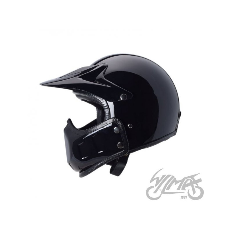 KASK AWINA XL WYPINANA SZCZĘKA CZARNY TN8658E