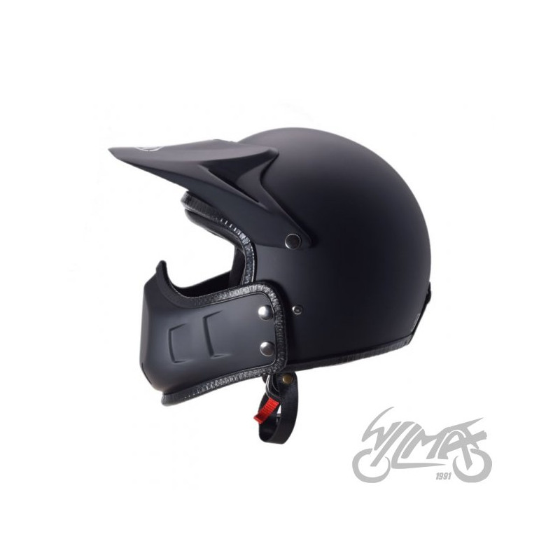 KASK AWINA M WYPINANA SZCZĘKA CZARNY MAT TN8658E