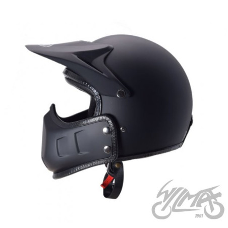 KASK AWINA M WYPINANA SZCZĘKA CZARNY MAT TN8658E