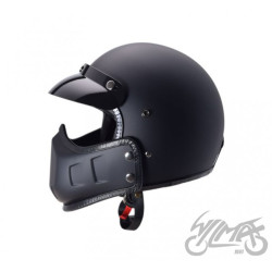 KASK AWINA M WYPINANA SZCZĘKA CZARNY MAT TN8658E