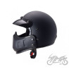 KASK AWINA M WYPINANA SZCZĘKA CZARNY MAT TN8658E
