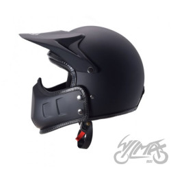 KASK AWINA L WYPINANA SZCZĘKA CZARNY MAT TN8658E