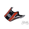 DASZEK KASKU ENDURO CZERWONO-CZARNY  AJ037