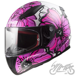 KASK LS2 FF353 RAPID II POPPIES PINK-06 M