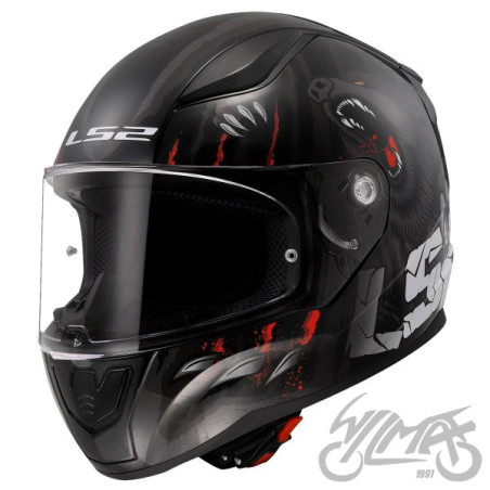 KASK LS2 FF353 RAPID II CLAW BLACK-06 XS
