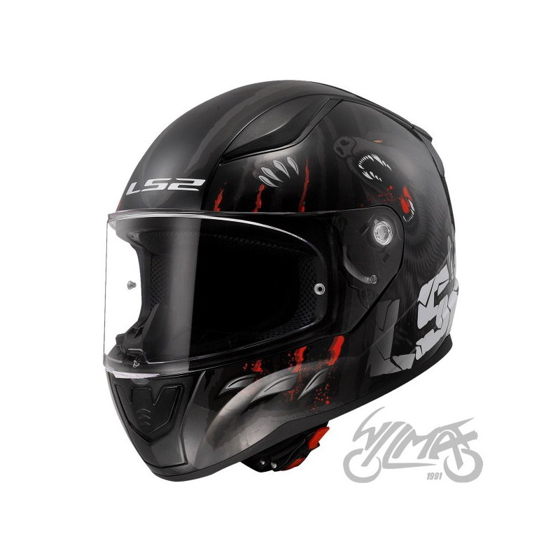 KASK LS2 FF353 RAPID II CLAW BLACK-06 XL