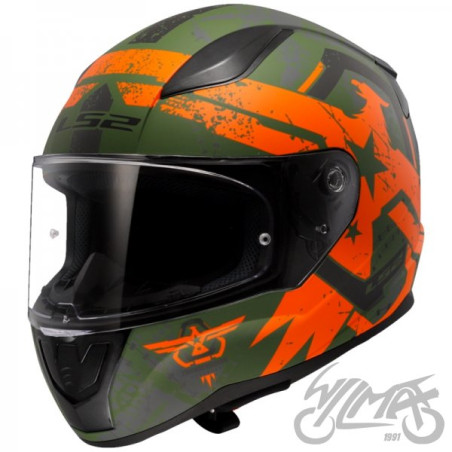 KASK LS2 FF353 RAPID II THUNDER BIRDS M.ORA-06 S