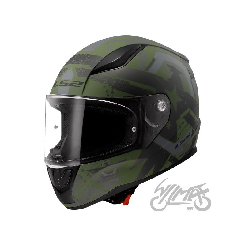 KASK LS2 FF353 RAPID II THUNDER BIRDS M.MIL.-06 L