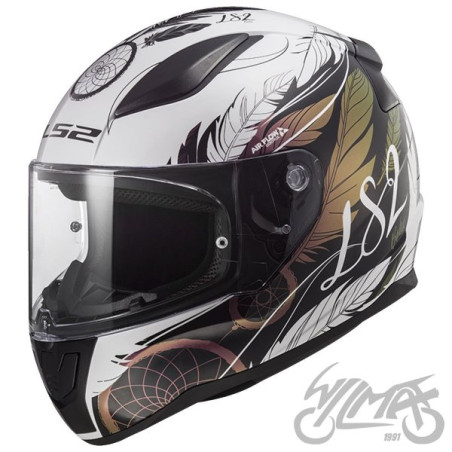 KASK LS2 FF353 RAPID II BOHO WHITE BL. PINK-06 L