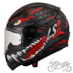 KASK LS2 FF353 RAPID II KAIJU M.BL. RED WHITE-06 M