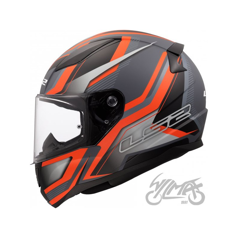 KASK LS2 FF353 RAPID II FLITZ M.ORA.GREY-06 M