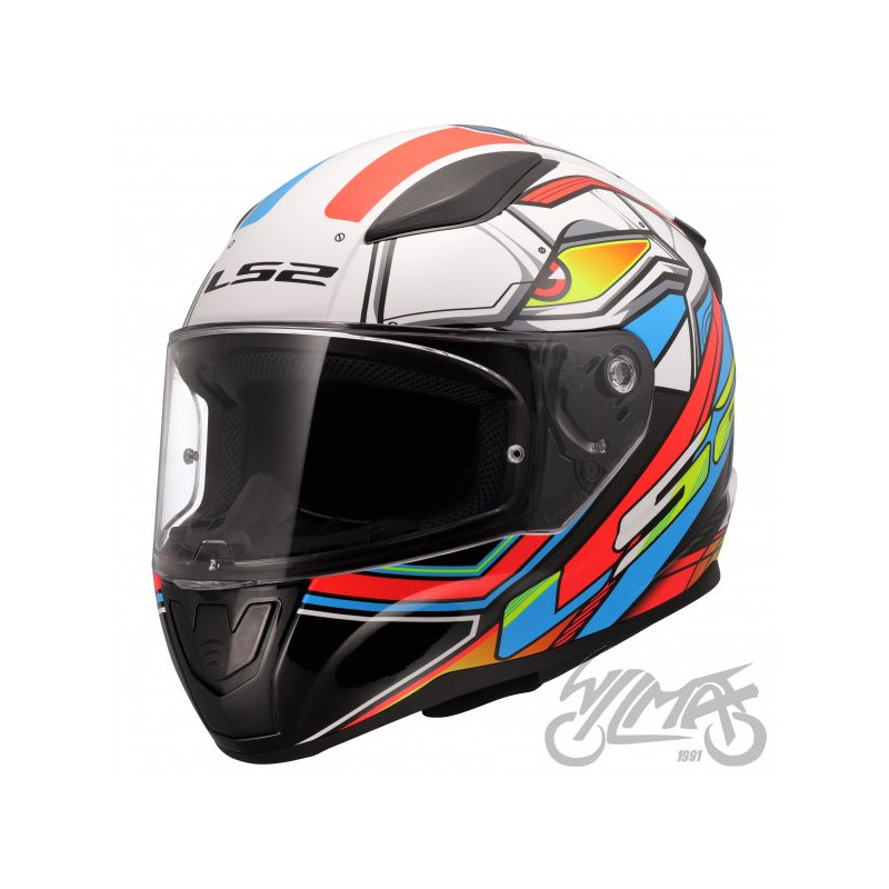 KASK LS2 FF353 RAPID II XDRON WHITE ORA.-06 XL