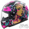 KASK LS2 FF353 RAPID II CYBERG M. PURP.CYAN-06 XL