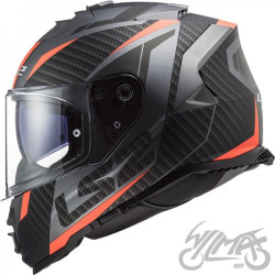 KASK LS2 FF800 STORM II RACER M. TITAN FLUO XS 06
