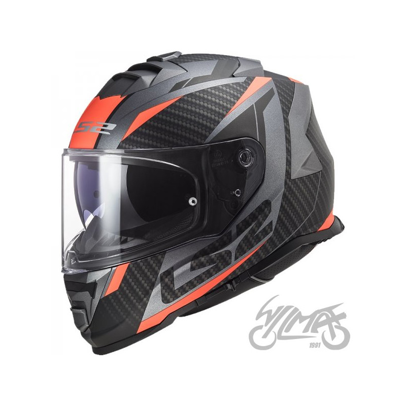 KASK LS2 FF800 STORM II RACER M. TITAN FLUO-06 M
