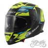 KASK LS2 FF800 STORM II TRACKER BL. H-V YEL-06 XS