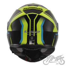 KASK LS2 FF800 STORM II TRACKER BL. H-V YEL-06 XS