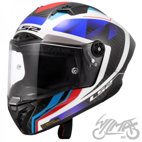 KASK LS2 FF805 THUNDER GP AERO RAUTE BLU.RED-06 XL
