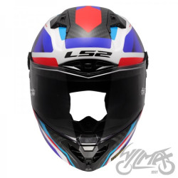KASK LS2 FF805 THUNDER GP AERO RAUTE BLU.RED-06 XL