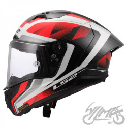 KASK LS2 FF805 THUNDER GP AERO RAUTE WH.RED-06 XL