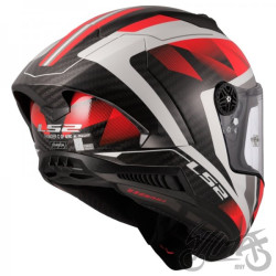 KASK LS2 FF805 THUNDER GP AERO RAUTE WH.RED-06 XL