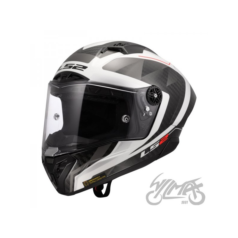 KASK LS2 FF805 THUNDER GP AERO RAUTE WH.GR.-06 XL