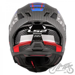 KASK LS2 FF807 DRAGON TRAX BLUE RED XL