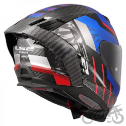 KASK LS2 FF807 DRAGON TRAX BLUE RED XL