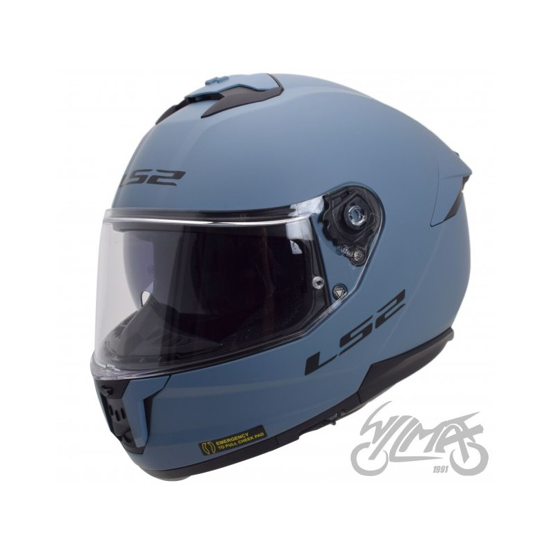 KASK LS2 FF808 STREAM II MATT MISTY BLUE-06 L