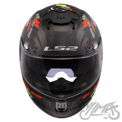 KASK LS2 FF808 STREAM II ANGRY MONKEY B.RED-06 3XL