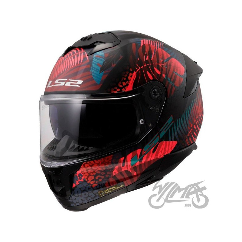 KASK LS2 FF808 STREAM II JUNGLE M.BL.PINK-06 XL