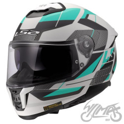 KASK LS2 FF808 STREAM II ROAD M. CYAN GREY-06 3XL