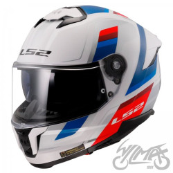 KASK LS2 FF808 STREAM II VINTAGE WH.BL.RED-06 M