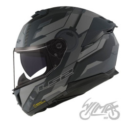 KASK LS2 FF808 STREAM II SHADOW M.TITAN GREY-06 S